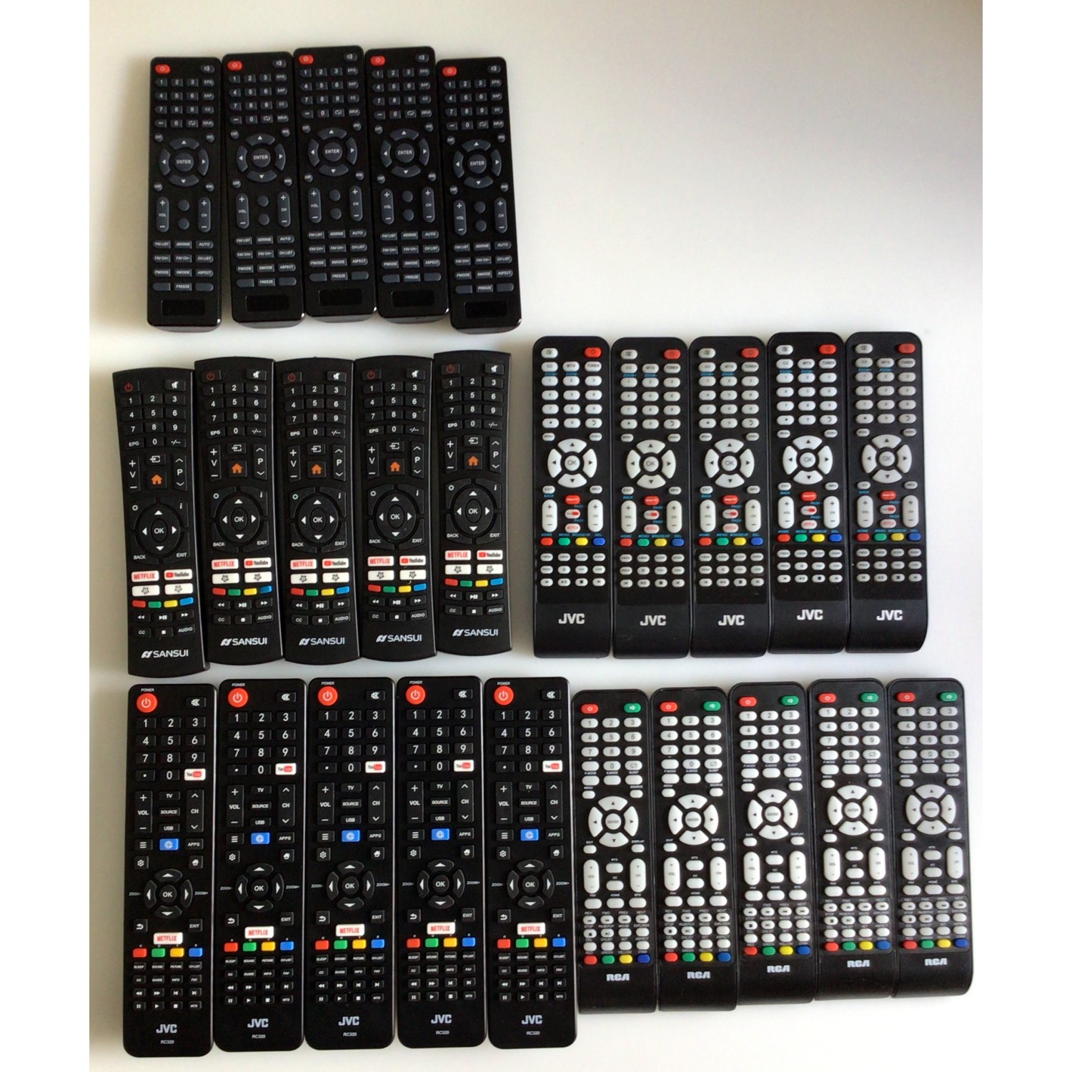 Kit De 50 Controles Para Television De Diferentes Marcas Smart Y Universales Marca China Aoc 7256